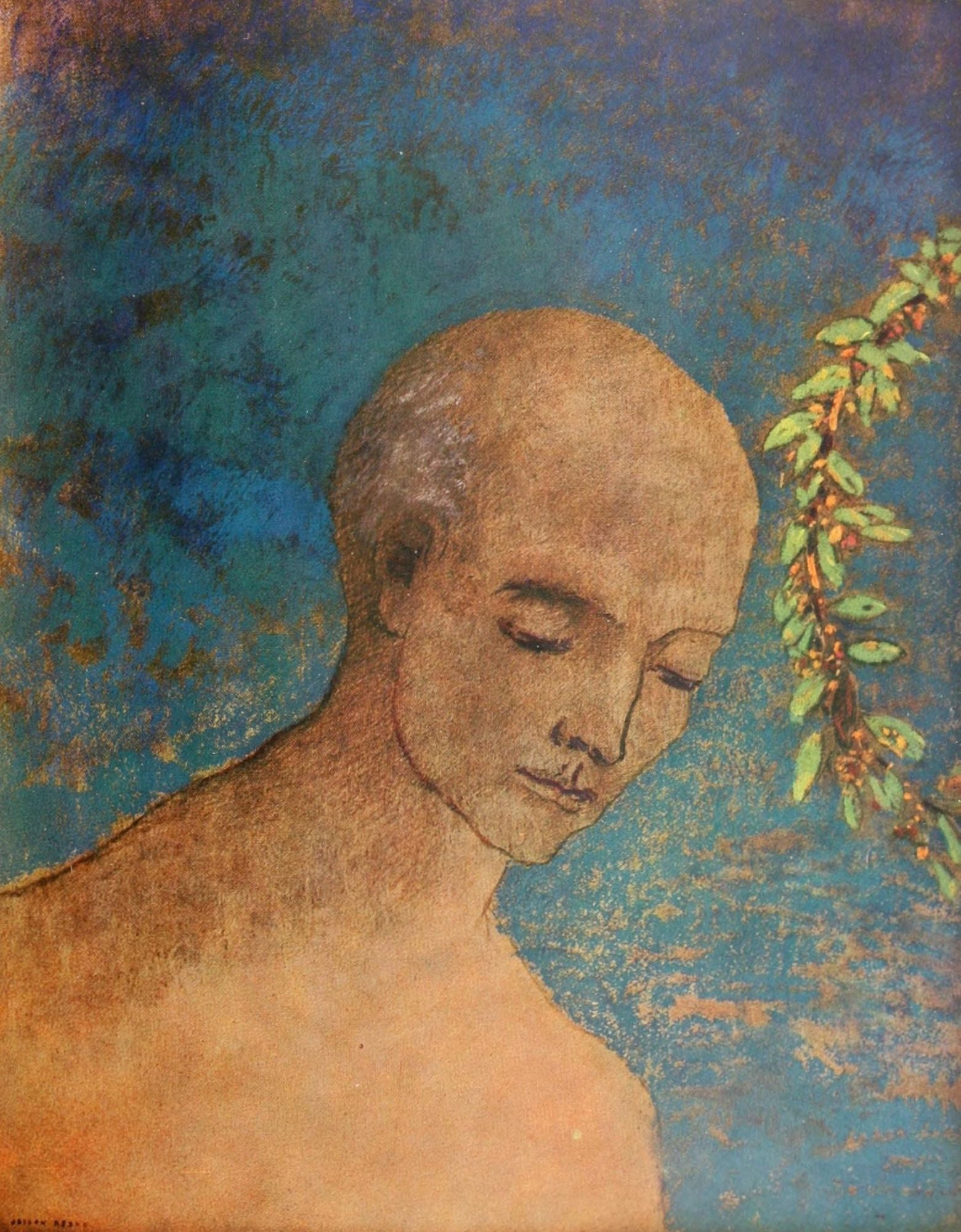 La Couronne Canvas Art - Odilon Redon (24 x 36)