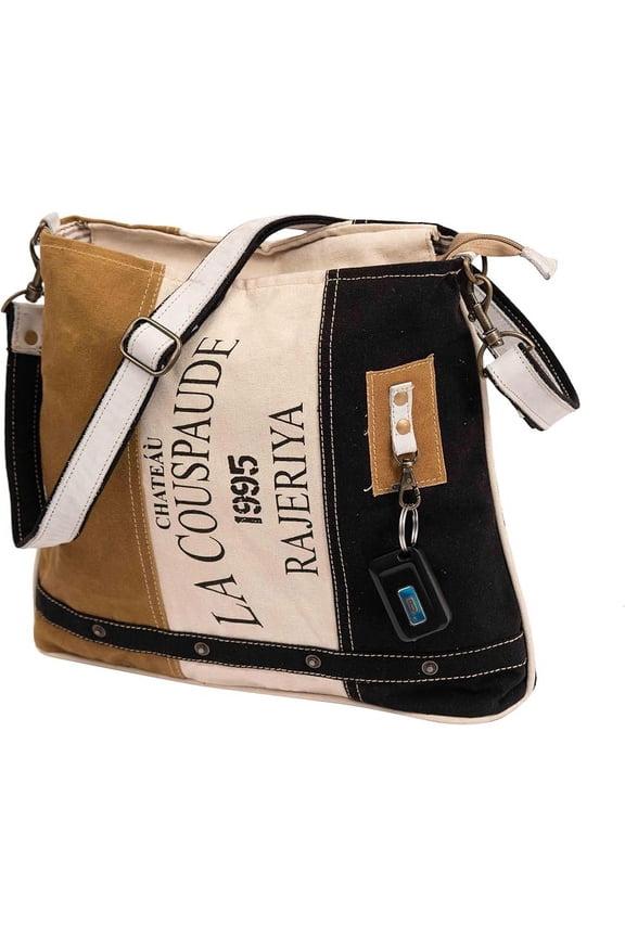 La Couspaude Canvas Hand Bag Upcycled Canvas & Crossbody Bag for Women