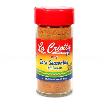 La Criolla Mild Taco Seasoning All Purpose, 4 oz