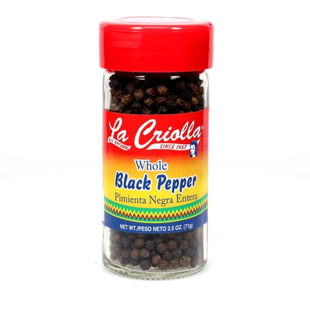 La Criolla Whole Black Pepper, 14 oz