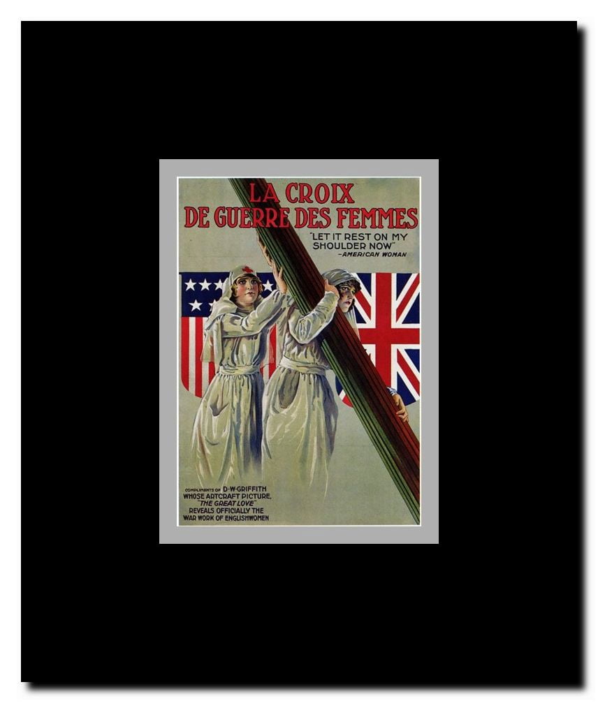 La Croix De Guerre Des Femmes Framed Movie Poster