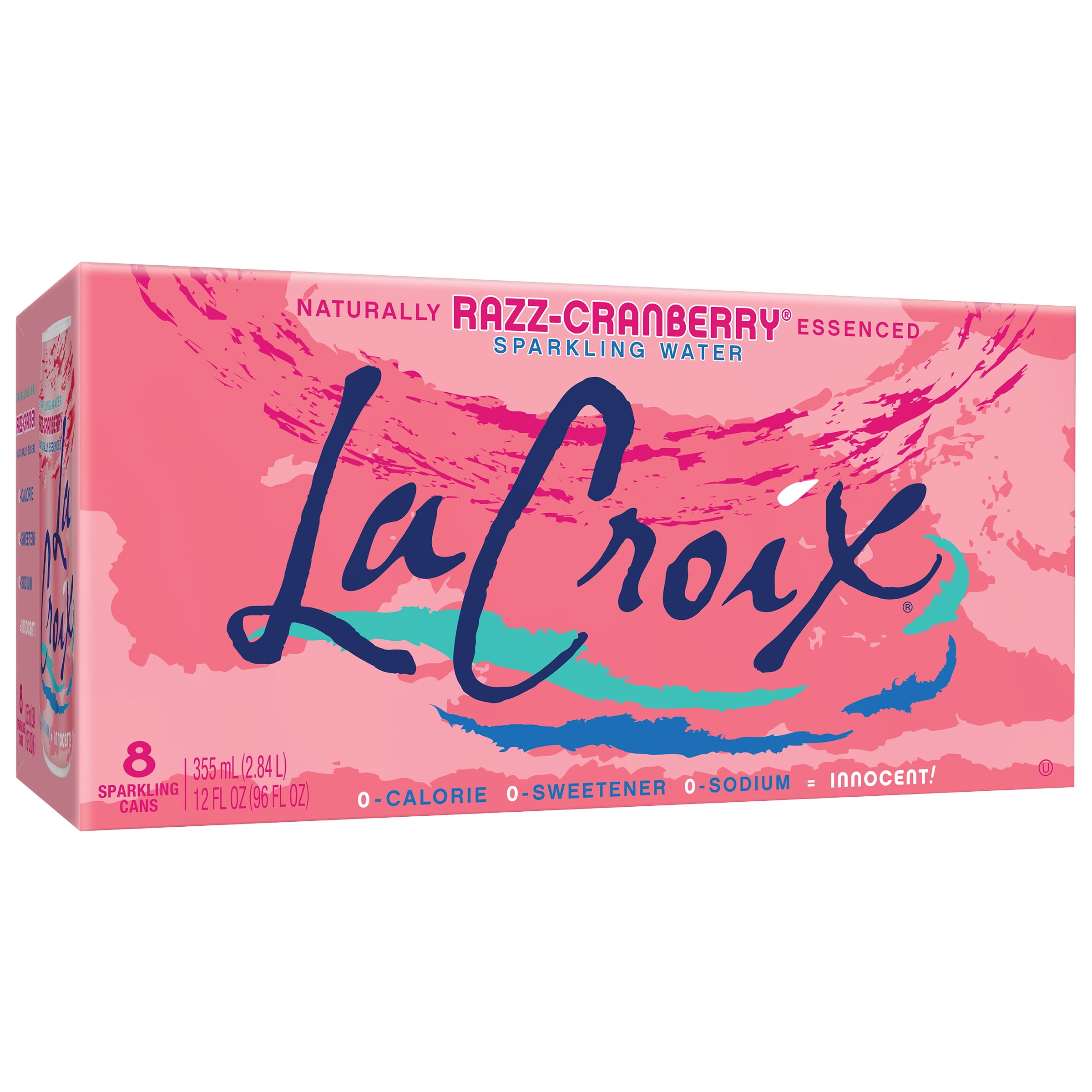 LaCroix, Sparkling Water, 12 fl oz, Cran-Raspberry 8pk - Walmart.com