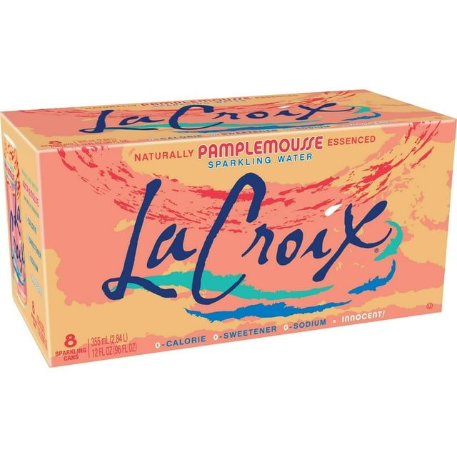 La Croix Sparkling Water Grapefruit 8 Pack 12 oz (Pack Of 3)