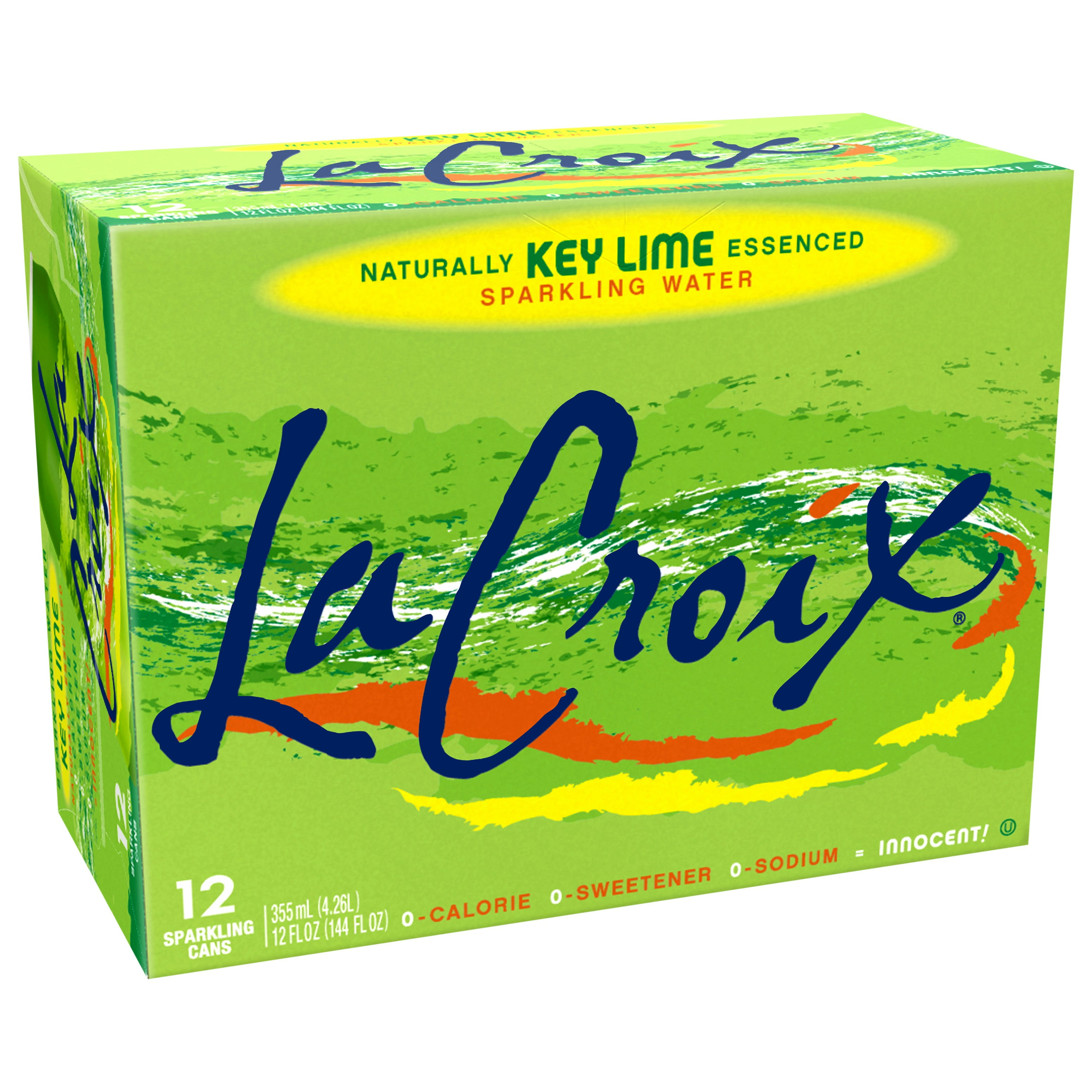La Croix Sparkling Water Key Lime 12 Pack 12 oz 144 fl oz (Pack Of 2)