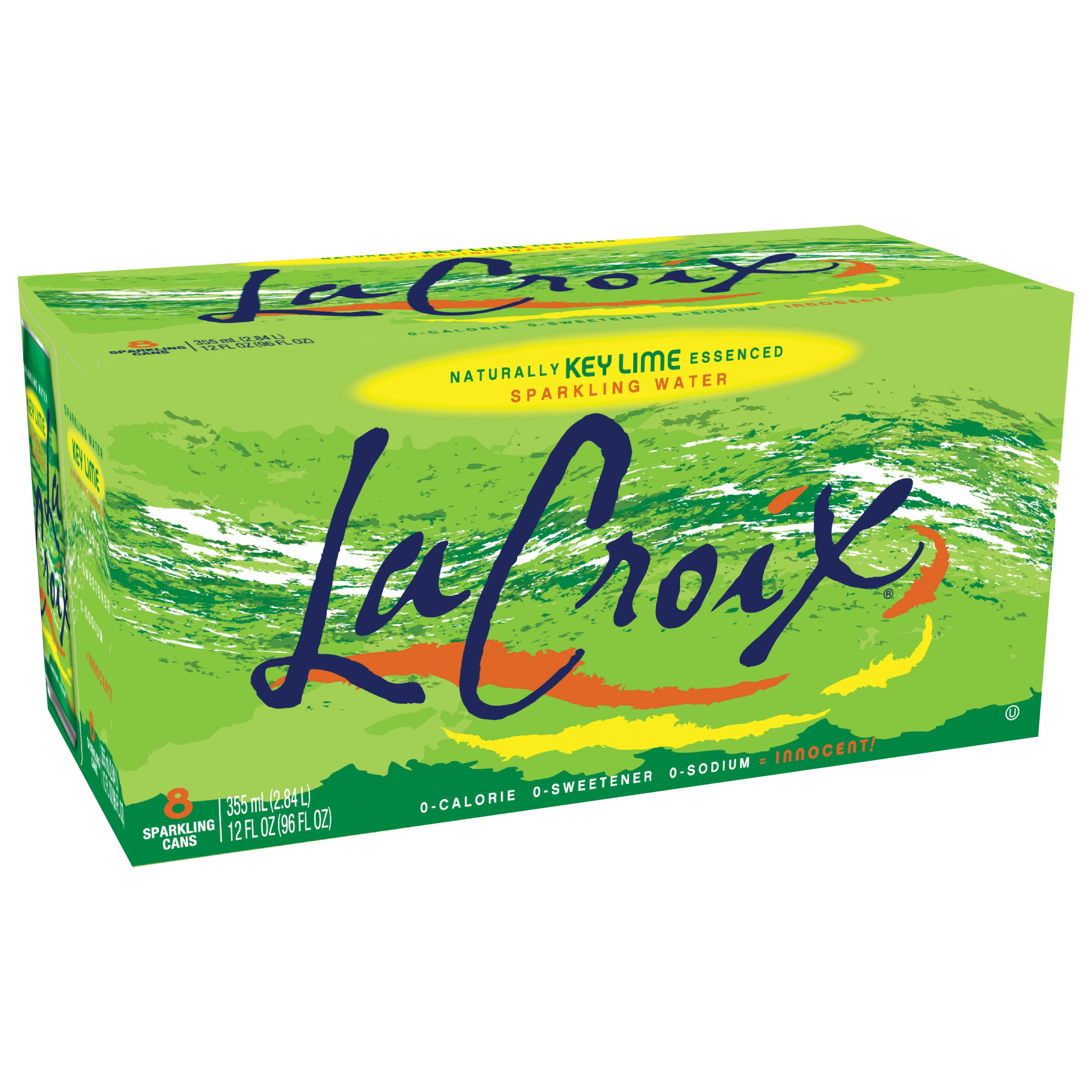 La Croix Sparkling Water Key Lime 8 Pack 12 oz (Pack Of 3)