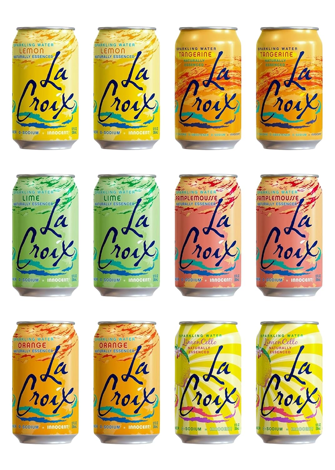 La Croix Sparkling Water LaCroix Citrus Variety 12 Pack Seltzer Water