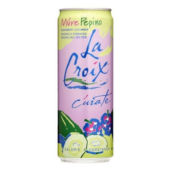 La Croix Sparkling Water Mure Pepino (Blackberry Cucumber) (Pack of 3)