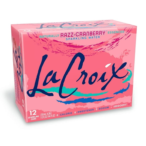 La Croix Sparkling Water Raspberry 12 Pack 12 oz (Pack Of 2)
