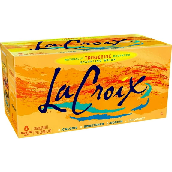 La Croix Sparkling Water Tangerine 8 Pack 12 oz (Pack Of 3)