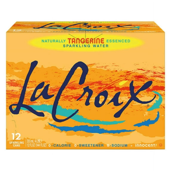 La Croix Tangerine Sparkling Flavored Water- 12 pack, 12 fl oz cans