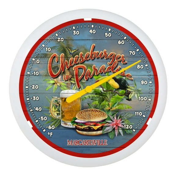La Crosse Margaritaville 13.25 inch Analog Dial Thermometer, 104-67667MV-INT