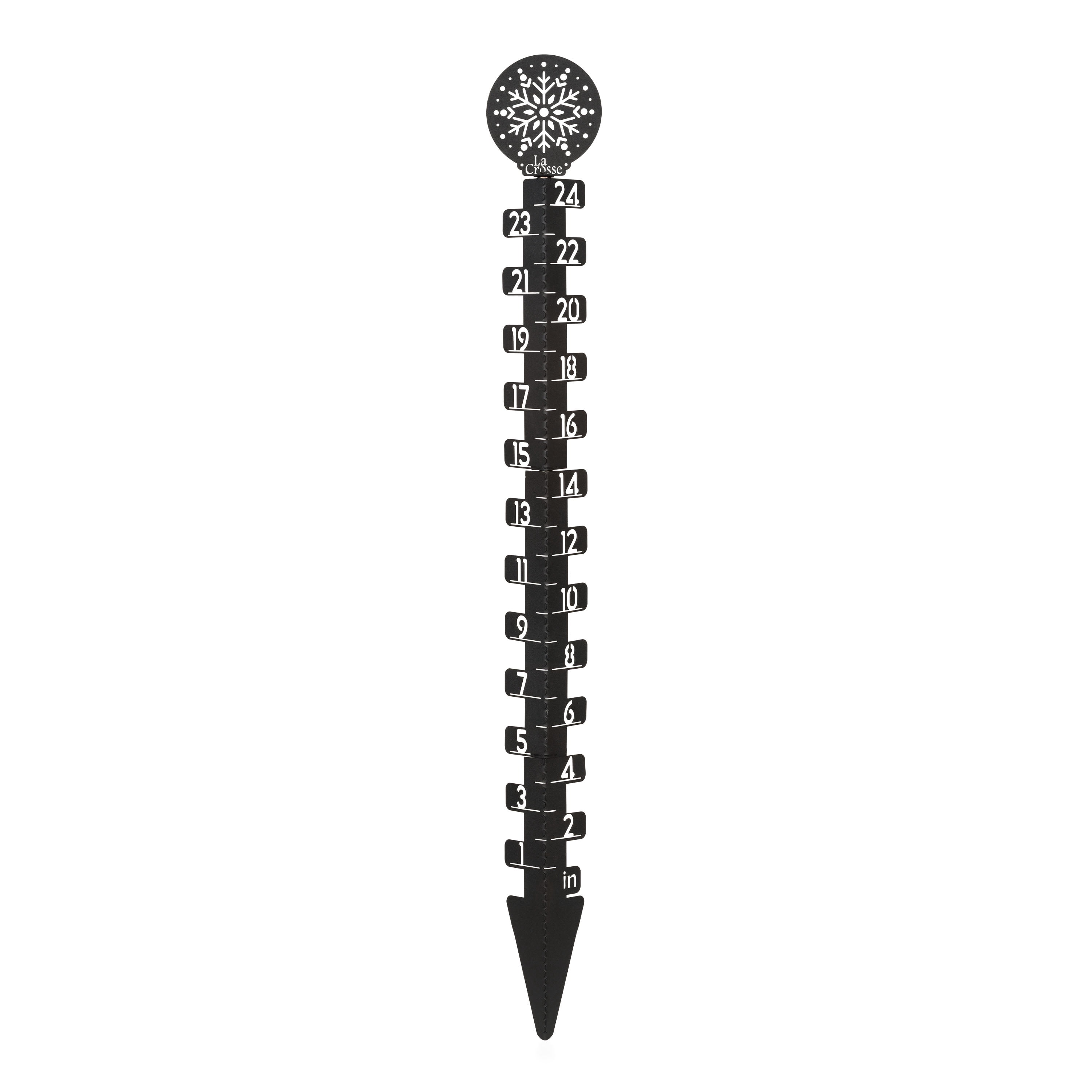 La Crosse 139-4686 24 Inch Metal Snow gauge