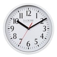 thumbnail image 1 of La Crosse Clock 8 inch Basics White Round Analog Quartz Wall Clock, 404-3020W, 1 of 8