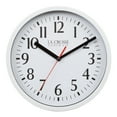 thumbnail image 1 of La Crosse Clock 8 inch Basics White Analog Quartz Wall Clock, 404-3020W, 1 of 7