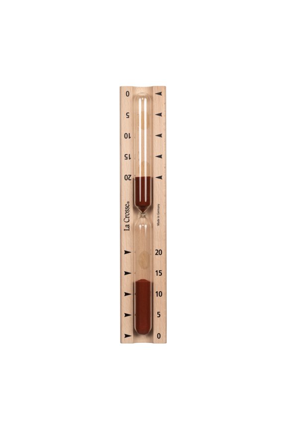 918-631 Sauna Tall Beech Wood Hourglass Timer