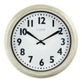 thumbnail image 1 of La Crosse Clock 12 Inch Antique White Wynn Quartz Wall Clock, 404-3030W, 1 of 6