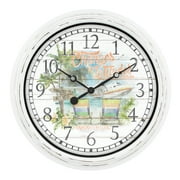 La Crosse Clock 15.75" Margaritaville “Changes in Latitudes” Indoor/Outdoor Quartz Wall Clock, 404-3841MV