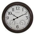 thumbnail image 1 of La Crosse Clock 15 Inch Indoor/Outdoor Quartz Analog Clock with Temperature and Humidity, 404-3015, 1 of 4