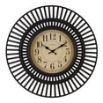thumbnail image 1 of La Crosse Clock 20 inch Covington Contemporary Black Quartz Analog Wall Clock, 404-3051, 1 of 5