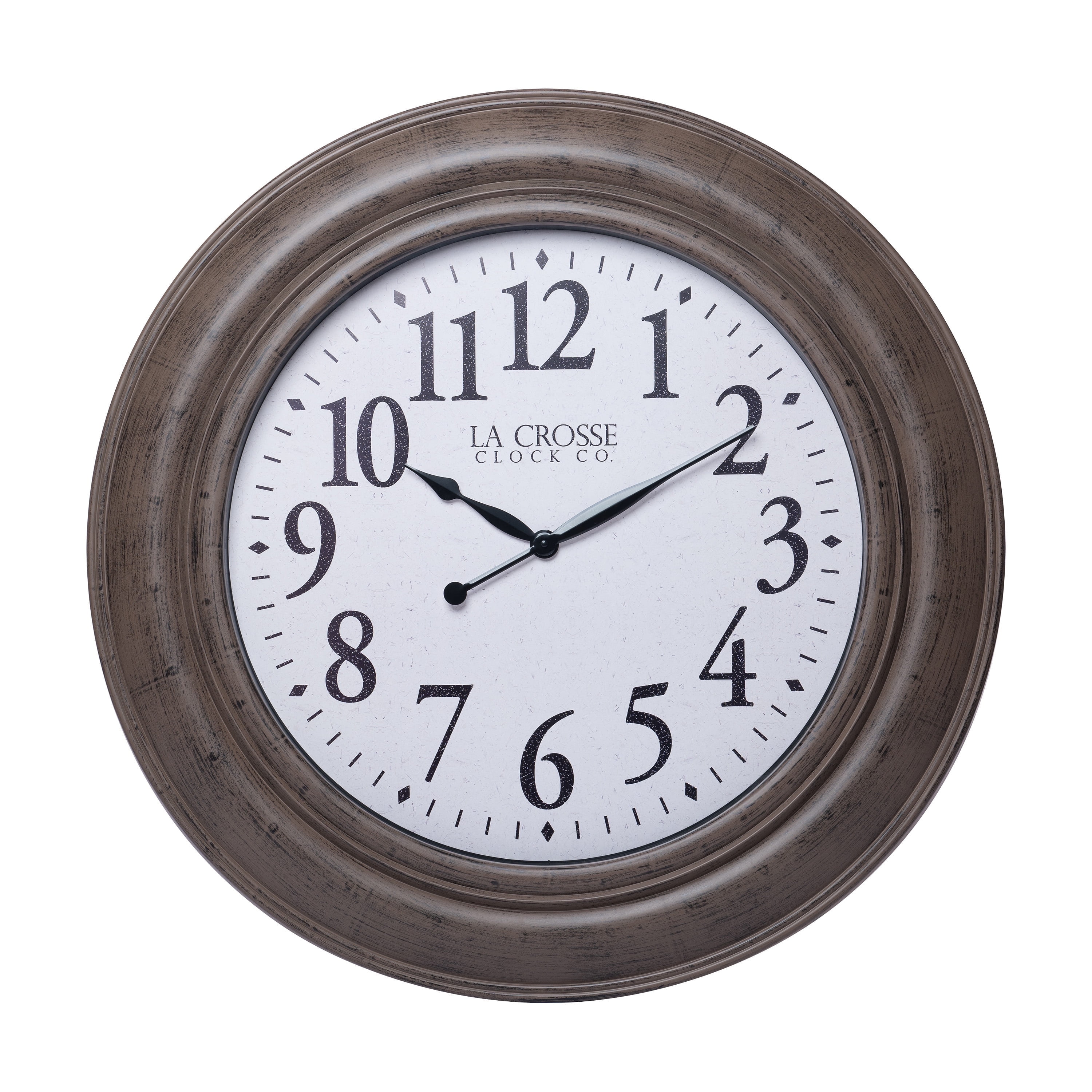 La Crosse Clock 36 Inch Mattison Analog Quartz Wall Clock, 404