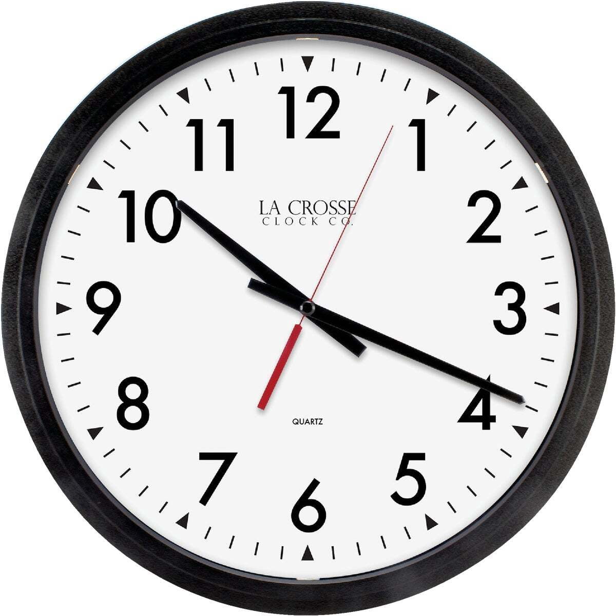 La Crosse Clock 404-2636 13 inch Commercial Silent Sweep Analog