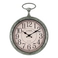 thumbnail image 1 of La Crosse Clock 9 inch Pocket Watch Analog Quartz Wall Clock, 404-3828, 1 of 7