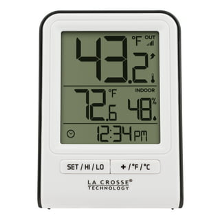 N/W Brass Swivel Thermometer/Hygrometer, Weather Thermometers Outdoor Thermometer/Analog Thermometer with Humidity (4inch)