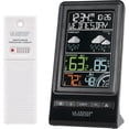 thumbnail image 1 of La Crosse Technology Black Digital Multi-Color LCD Wireless Weather Station, 308-1415C, 1 of 9