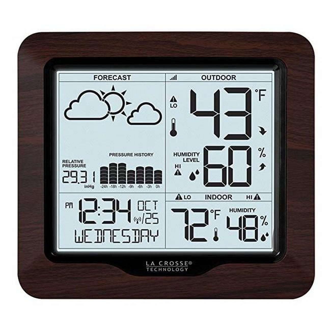 La Crosse Technology Backlight Wireless Digital Forecast Station with Pressure History, 308-1417BL