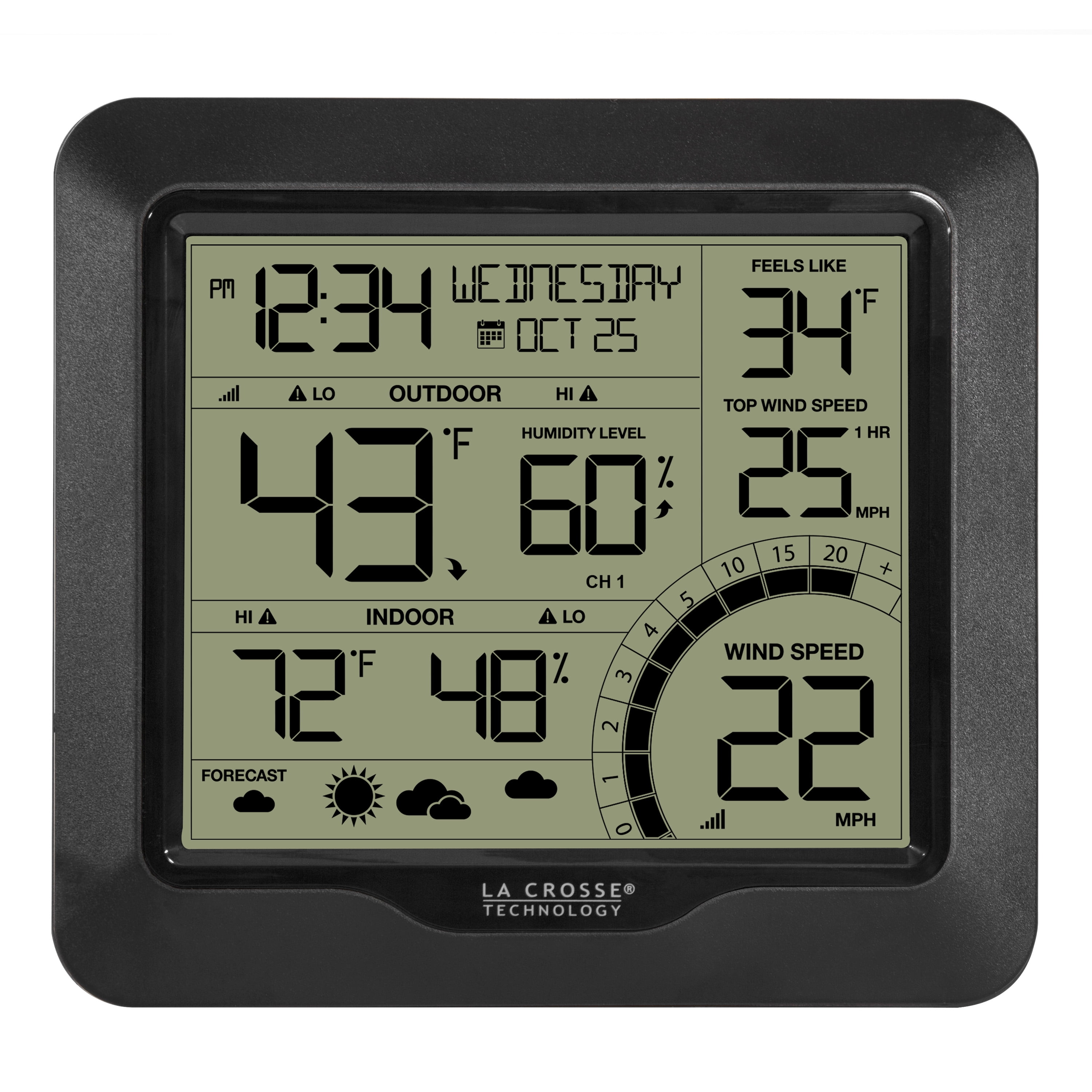 La Crosse Technology Digital Weather Station with Wireless Outdoor Sensor  in the Digital Weather Stations department at