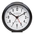 thumbnail image 1 of La Crosse Technology 4" Round Black Atomic Analog Alarm Clock, 617-710B, 1 of 7