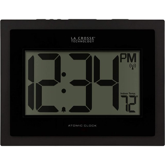 La Crosse Technology 51354087INT Atomic Digital Wall Clock with