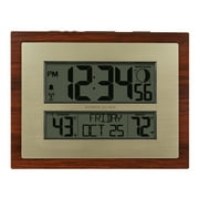 La Crosse Technology Atomic Digital Wall/Table Clock 11 x 8.54 513-23137-INT