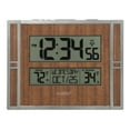 thumbnail image 1 of La Crosse Technology Atomic Digital Wall Clock with Indoor & Outdoor Temperature, BBB86088-INT, 1 of 4