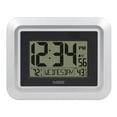 thumbnail image 1 of La Crosse Technology Digital Atomic Wall/Table Clock with Temperature, 513-1918S-INT, 1 of 7