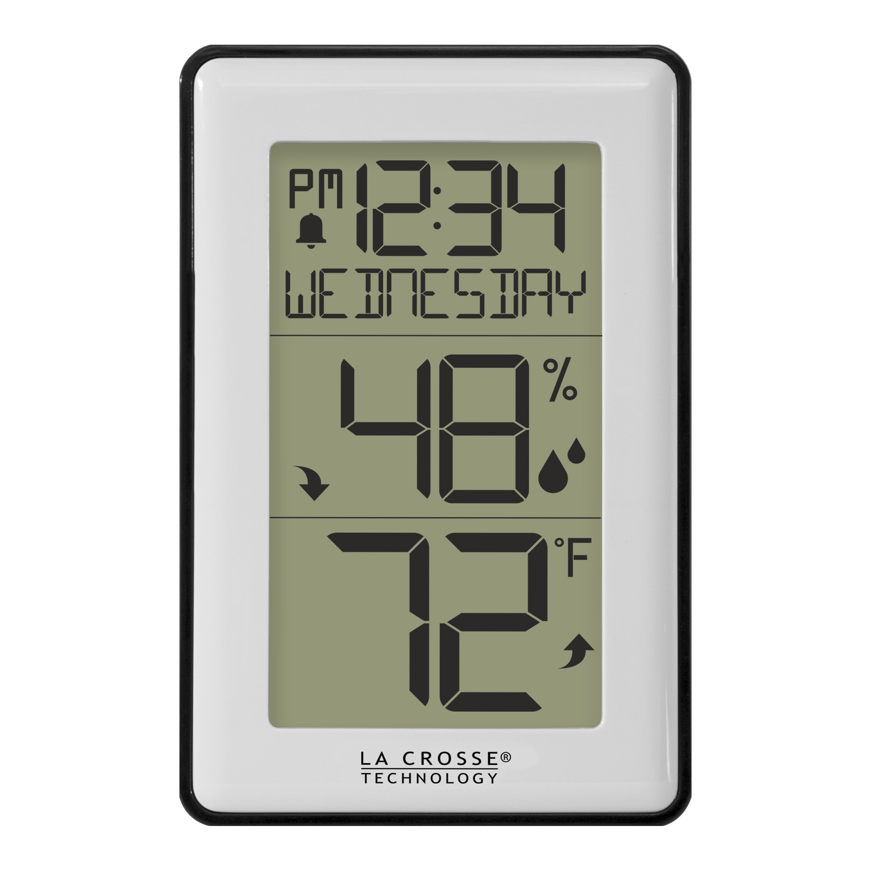 La Crosse Technology Digital Weather Station with Hygrometer and Time, 1 Each, 308-1911