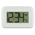 thumbnail image 1 of La Crosse Technology Digital White Wall Clock with Temperature & Countdown Timer, 513-113W-INT, 1 of 7