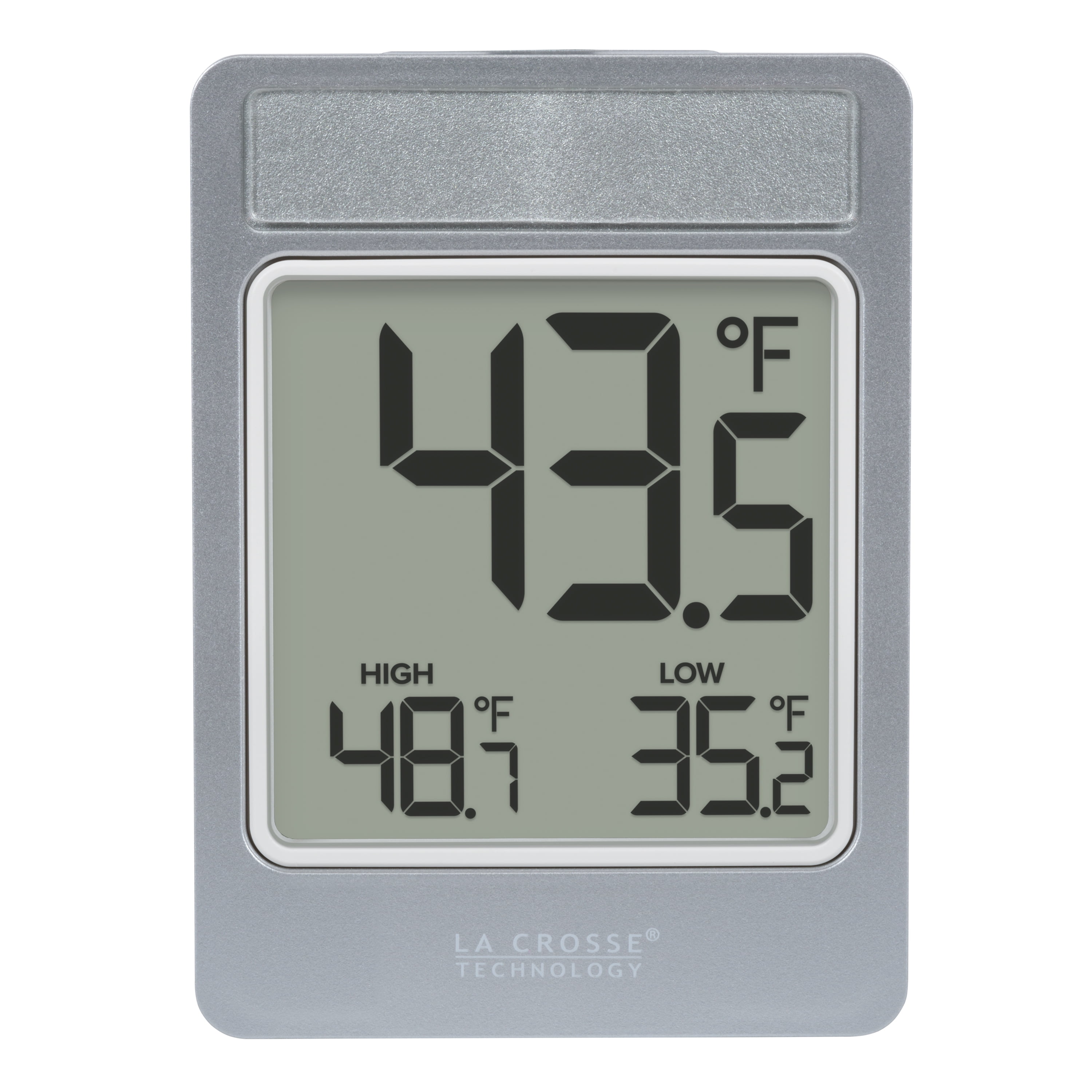 La Crosse Technology Digital Window Battery Operated Thermometer with Daily Records, 314-519