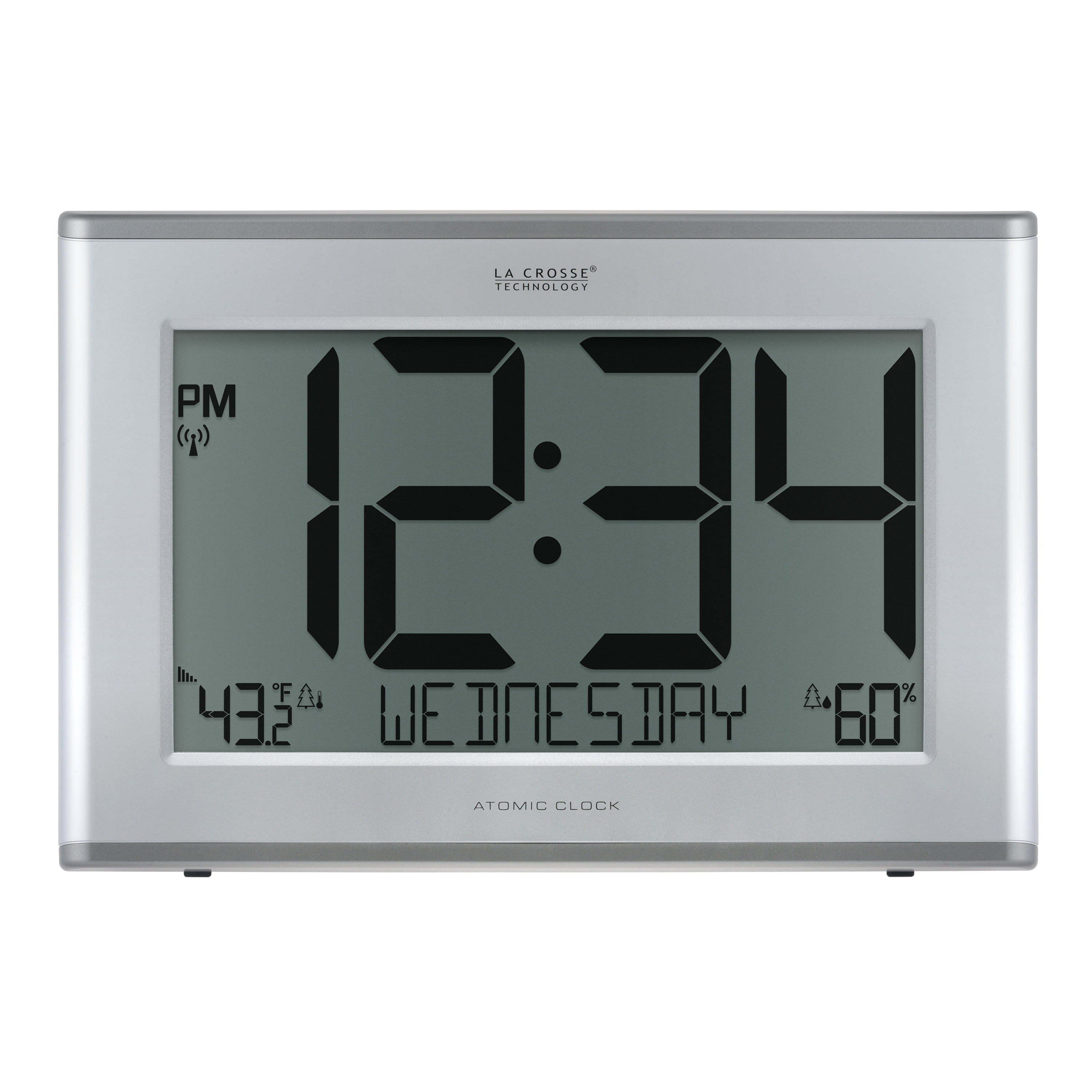 La Crosse Technology ExtraLarge Atomic Digital Clock w/ Outdoor