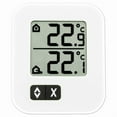 thumbnail image 1 of La Crosse Technology TFA Small White Digital Indoor & Outdoor Thermometer, 1 of 5