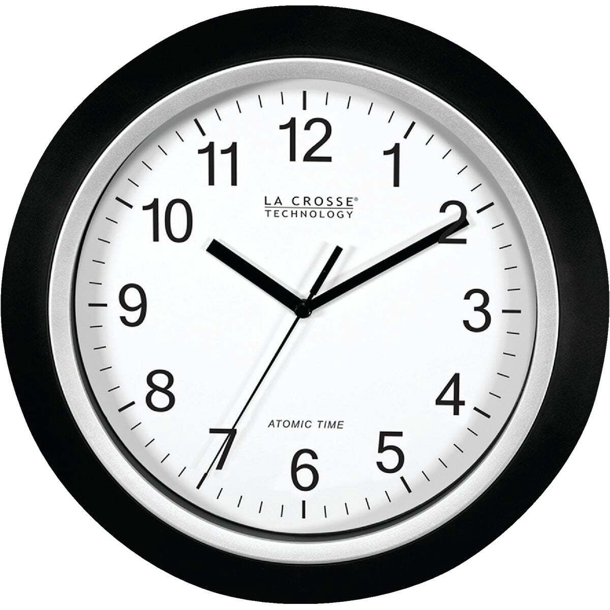 La Crosse Technology 12" Black Atomic Analog Wall Clock, WT-3129B