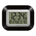 thumbnail image 1 of La Crosse Technology Atomic Digital Black Table/Wall Clock with Indoor Temperature, WT-8005U-B, 1 of 8