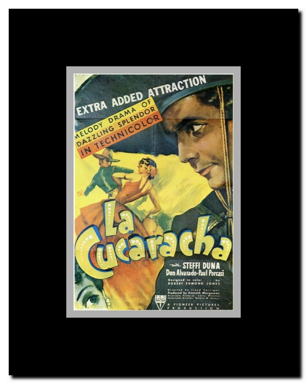 La Cucaracha Framed Movie Poster