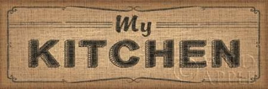 La Cuisine Burlap IV Canvas Art - Pela Studio (8 x 24)