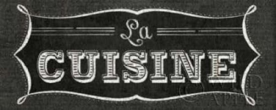 La Cuisine Chalk II Canvas Art - Pela Studio (24 x 48)