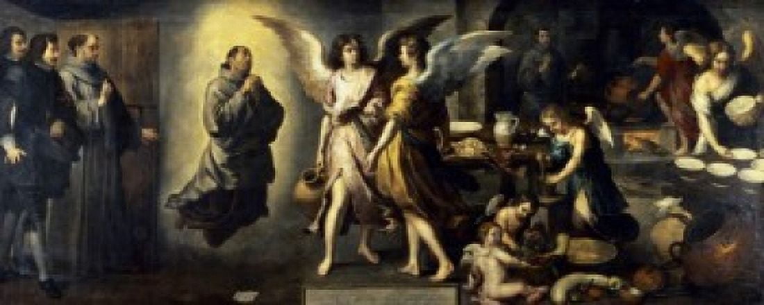 La Cuisine des Anges 1646 Bartolome Esteban Murillo (1617-1682 Spanish) Oil on canvas Musee du Louvre Paris Canvas Art - Bartolome Esteban Murillo (18 x 24)