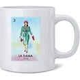 thumbnail image 1 of La DAMA Woman Lady Loteria Card Mexican Bingo Ceramic Coffee Mug Tea Cup Fun Novelty Gift 12 oz, 1 of 3