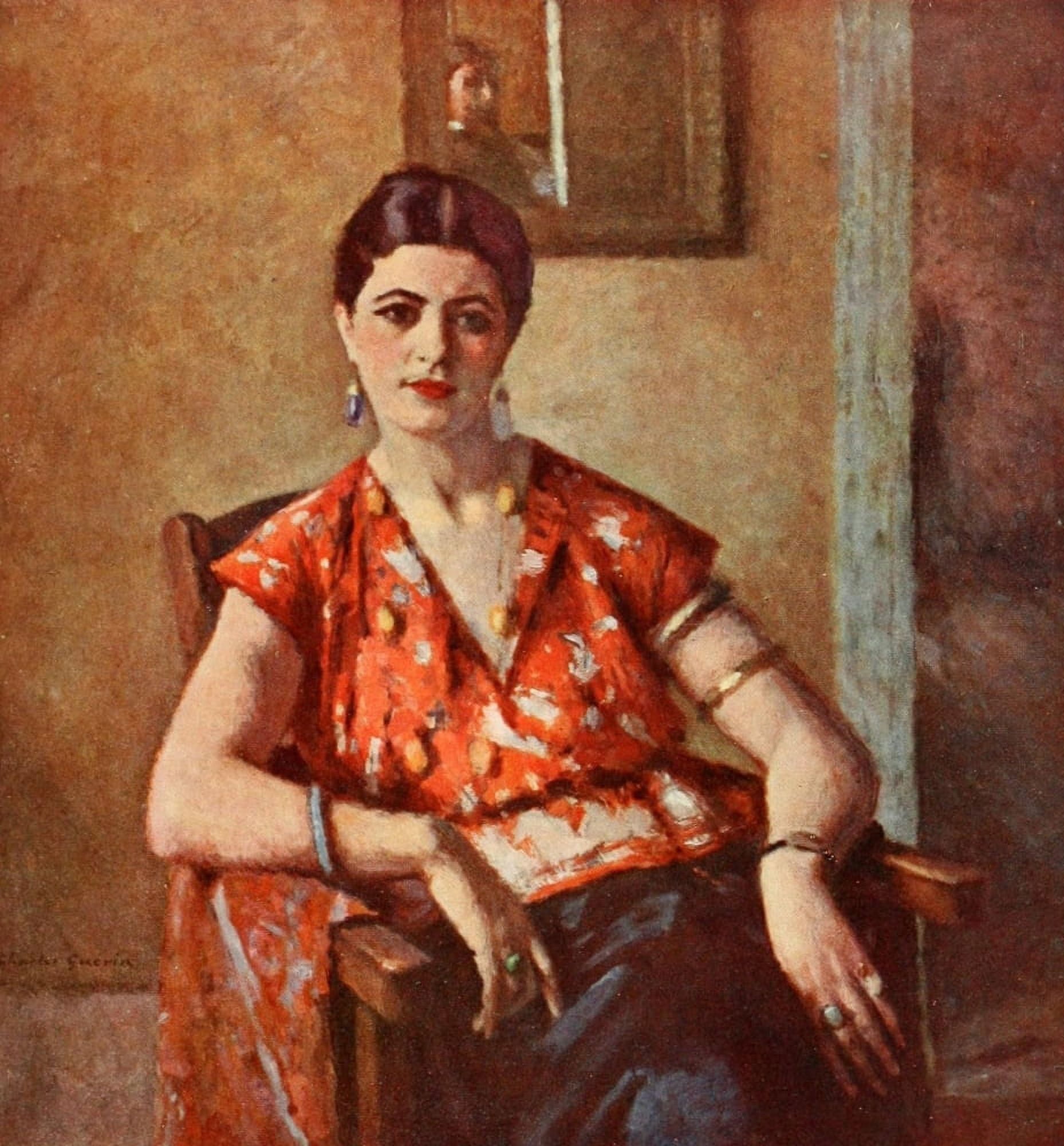 La Dame aux Bracelets Art et Decoration 1922 Canvas Art - Charles Gurin (24 x 36)