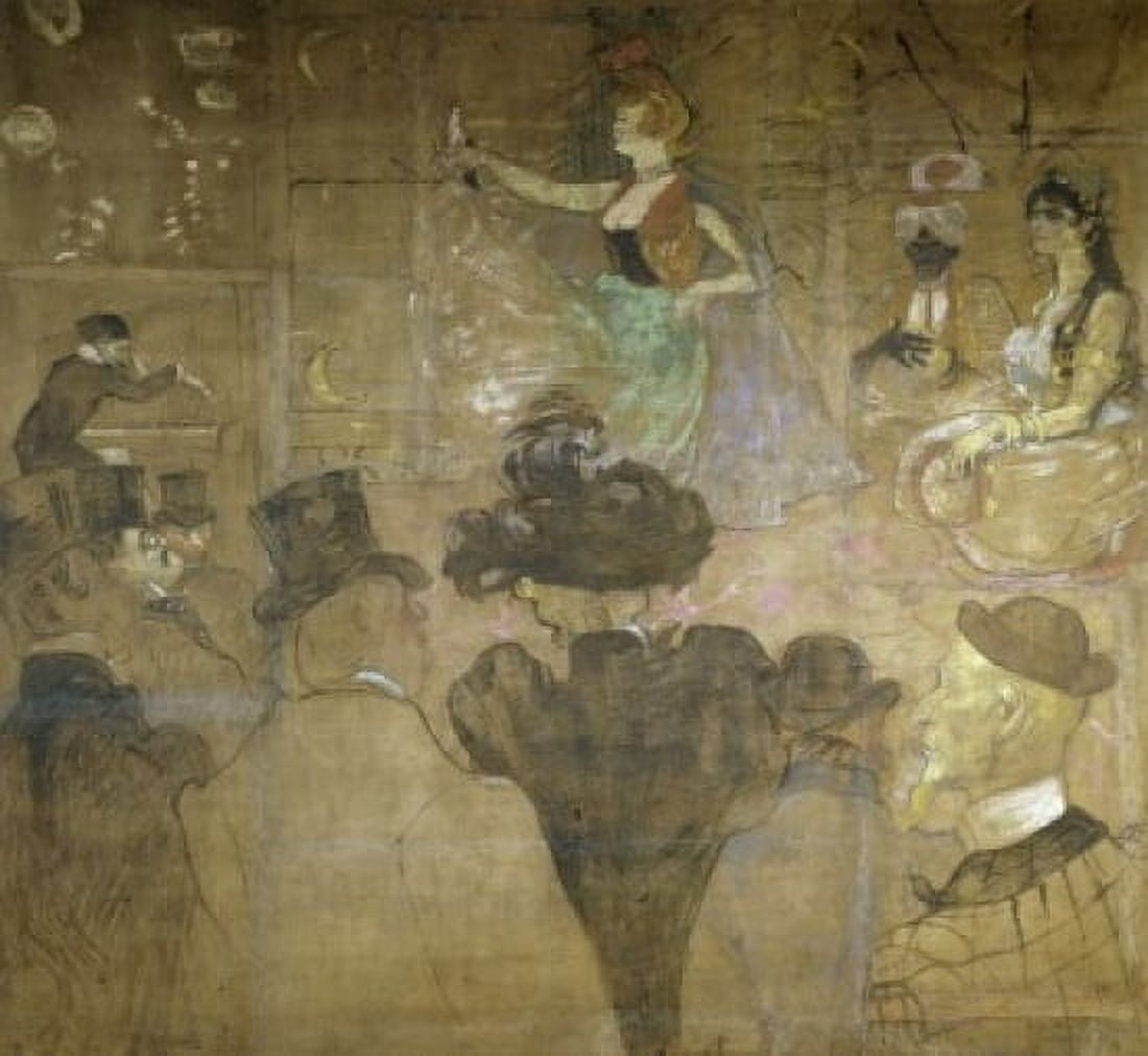 La Danse Mauresque ou les Almees 1895 Henri de Toulouse-Lautrec (1864-1901French) Musee dOrsay Paris Canvas Art - Henri de Toulouse-Lautrec (18 x 24)