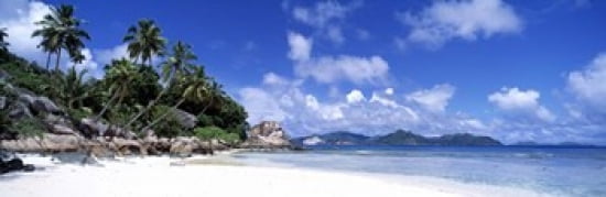 La Digue Island Seychelles Canvas Art - Panoramic Images (36 x 12)